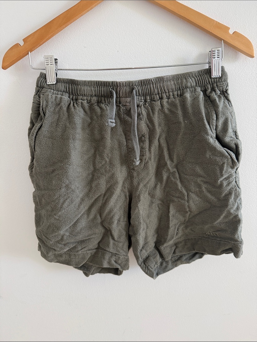 YoungLA Olive Drawstring Athletic Shorts